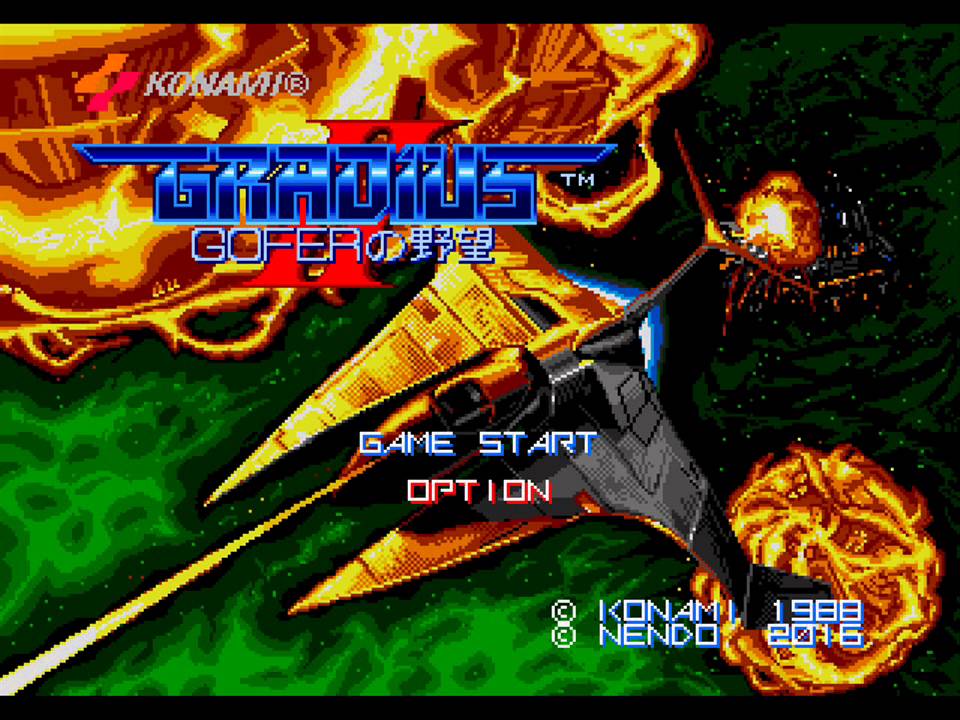 Megadrive GradiusII WIP6