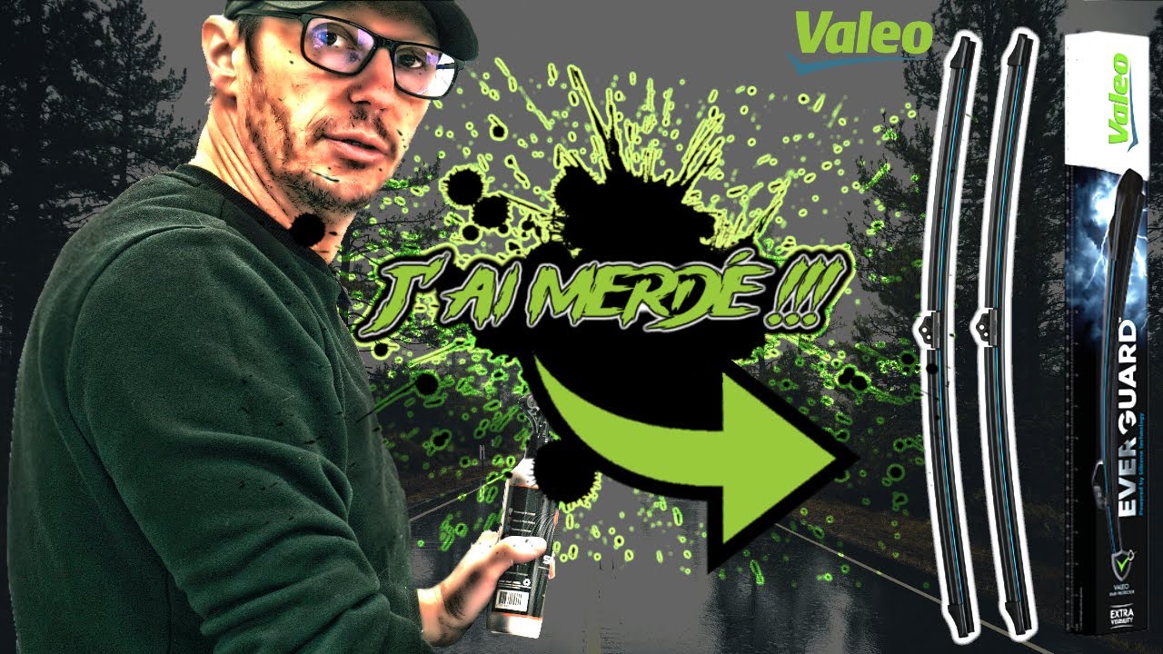 CE TEST M'A COUTE CHER !  Nouveau  balai d essuie glace VALEO  everguard