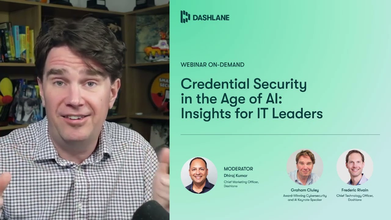 Fireside chat with Graham Cluley about credential security in the age of AI