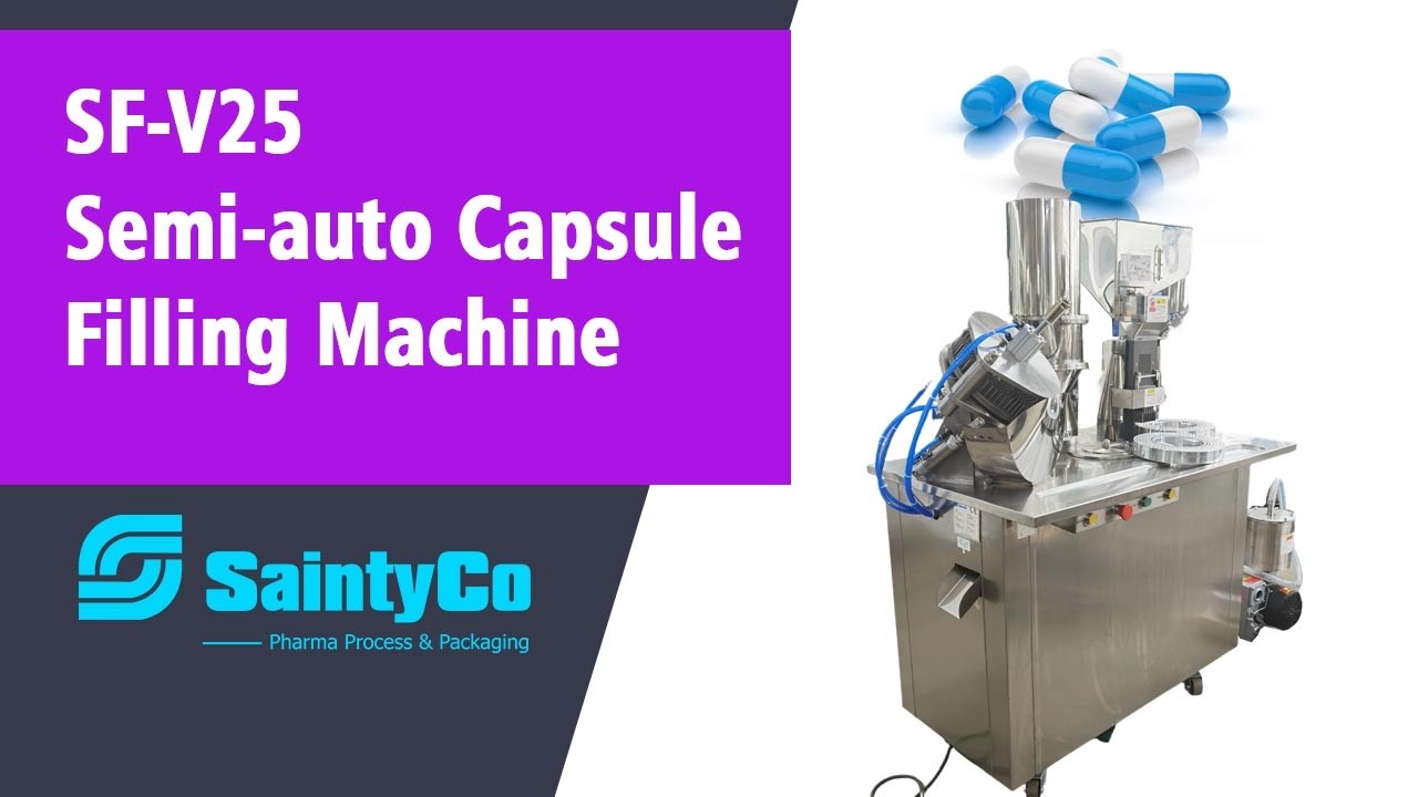 SF- V25 Semi Auto Capsule Filler-Saintyco