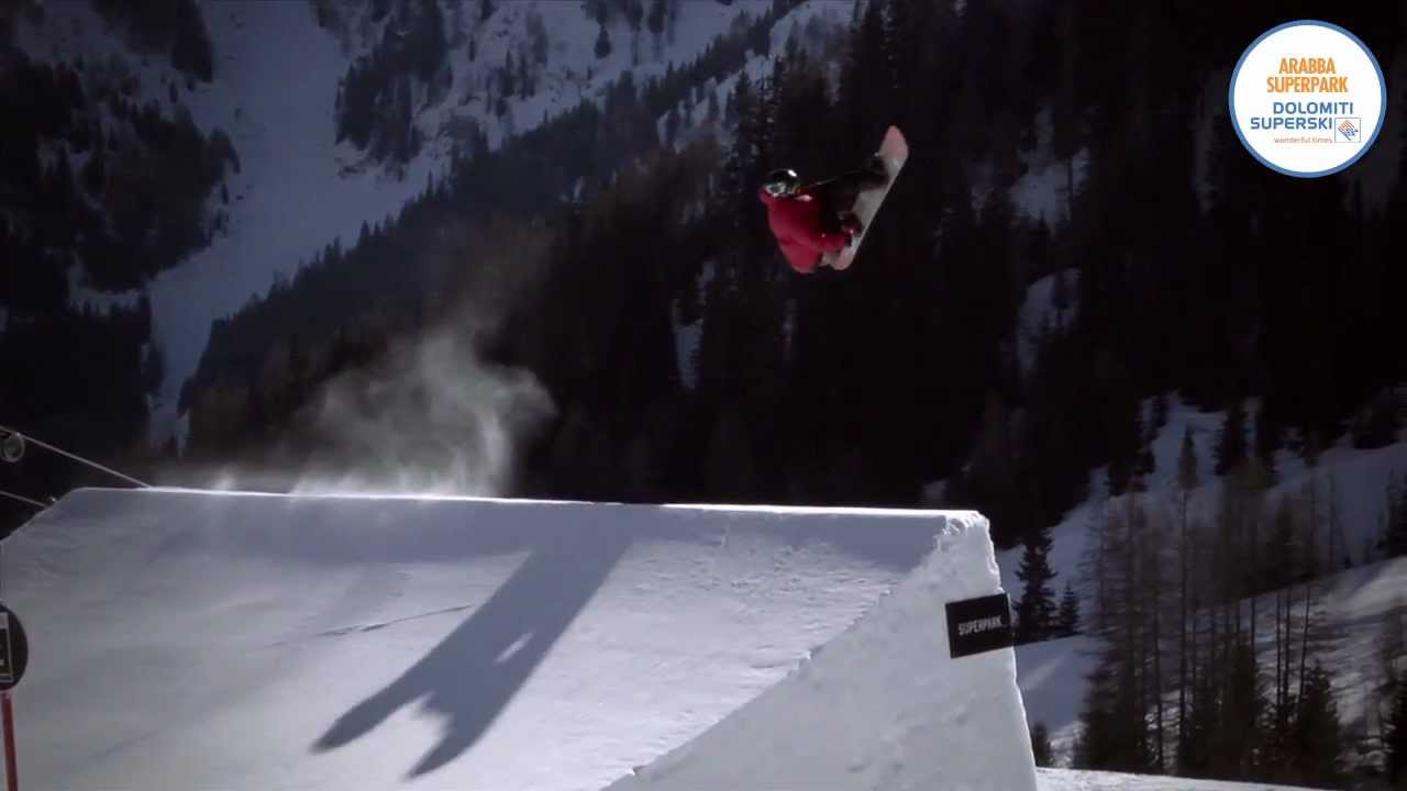 Dolomiti Super Freestyle: Behind the scenes of Arabba Superpark 12/01/2013