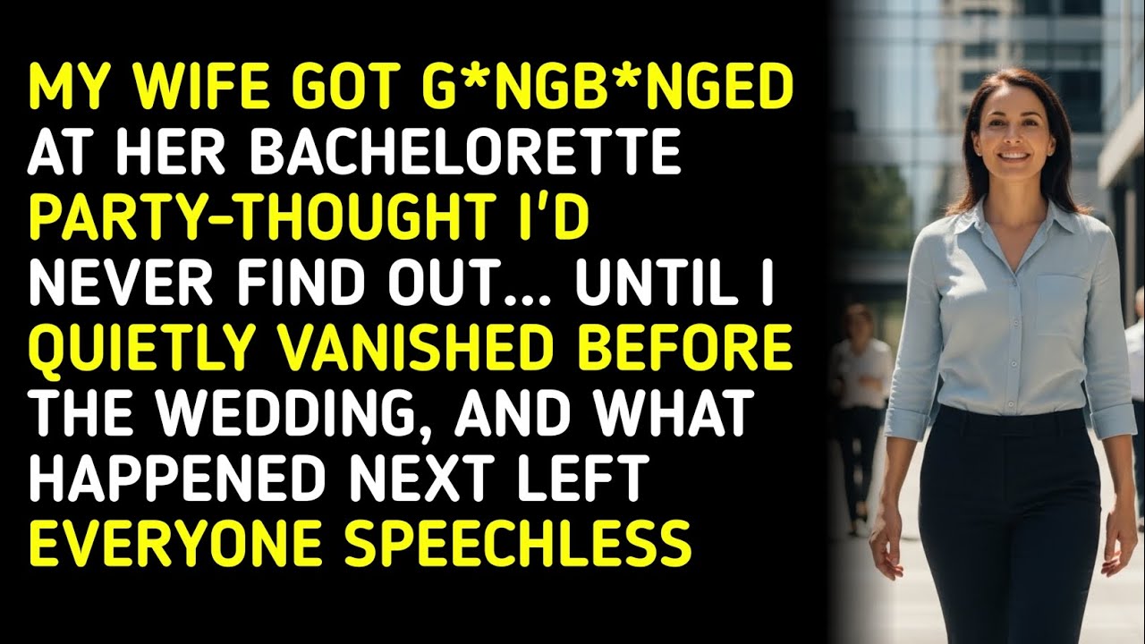 MY WIFE GOT G*NGB*NGED AT HER BACHELORETTE PARTY-THOUGHT I'D NEVER FIND OUT... UNTIL I QUIETLY ...