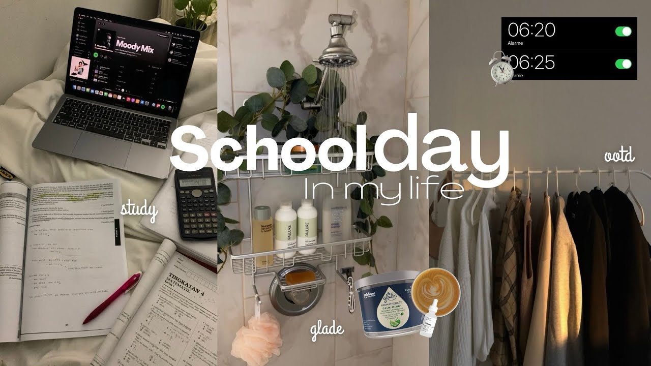 School day in my life 📚 (unboxing glade, ootd, study, shopping) 🌿