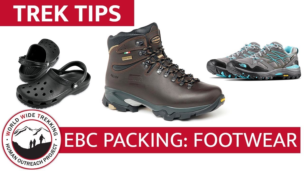 Everest Base Camp Gear List & Packing Part 8: Footwear | Trek Tips