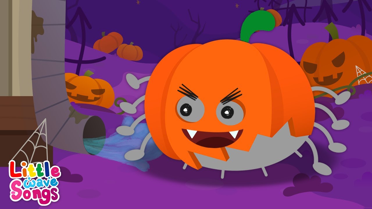🕸️ The Itsy Bitsy Spider | Halloween Kids Song | Nursery Rhymes | Little Wave Songs - Baby Coco