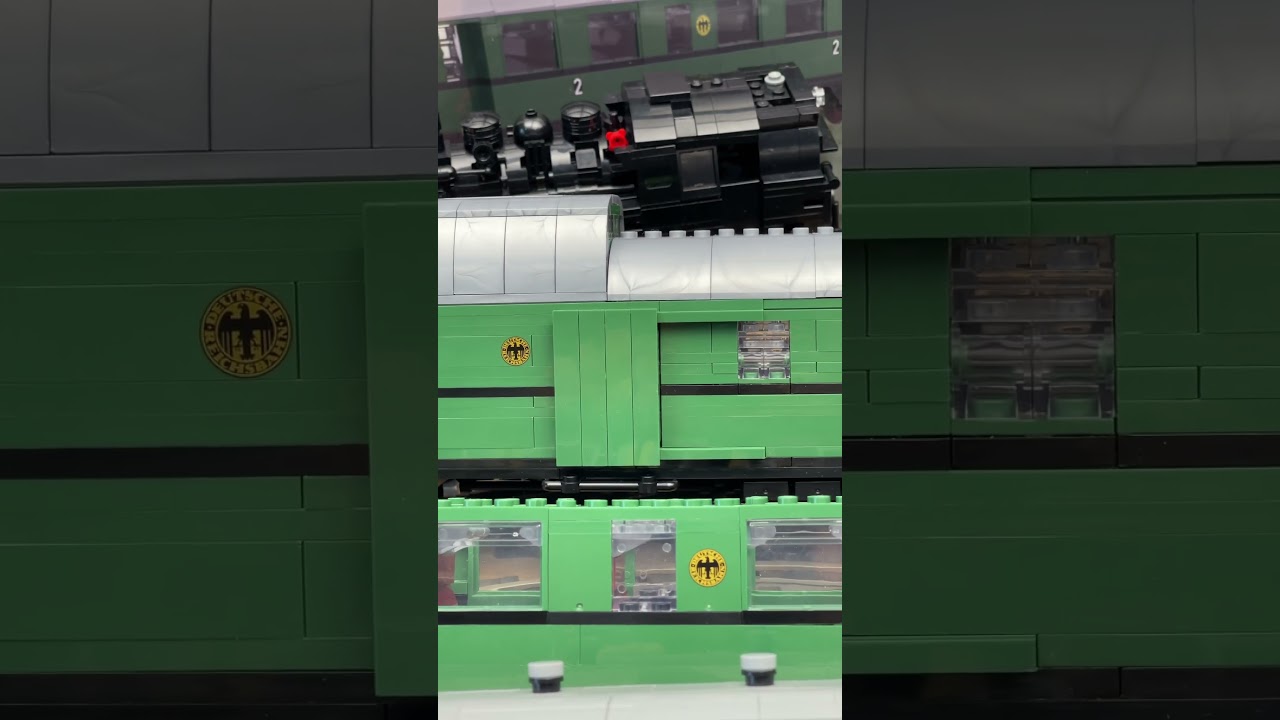 Nutzt #Stone-Heap ein anderes Gr&uuml;n als #Lego bei seinem Bi-29 Pwi-29 Waggon Set ?