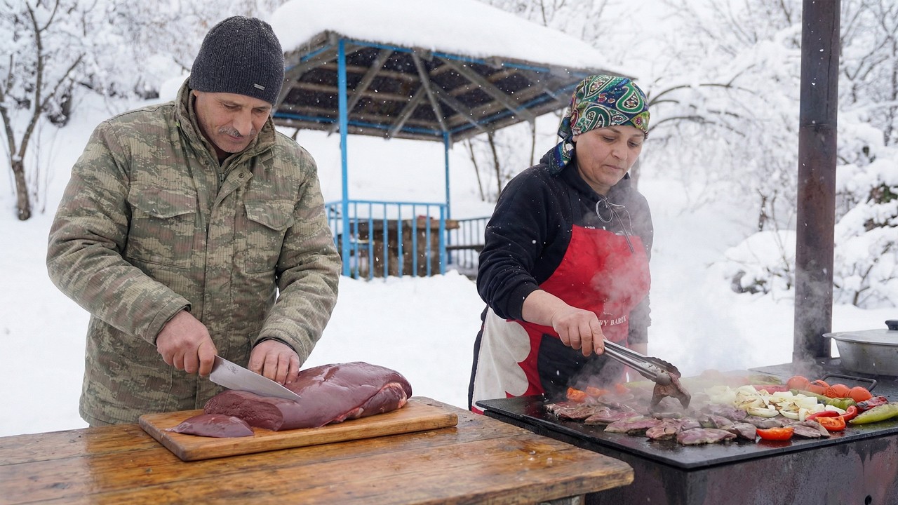 Секретный рецепт бабушки: как приготовить сочную говяжью печень в деревне.