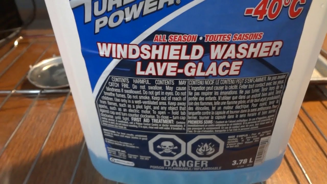 Will washer fluid catch fire ?