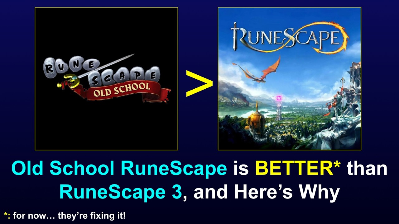 📕 OSRS is Better than RuneScape 3, And Here's Why