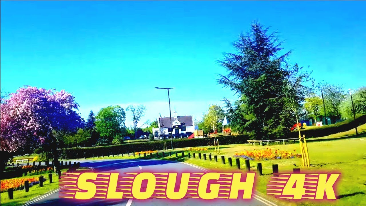 Travel in Slough A4  Trading Estate to Langley   TRAVEL UK - Road Trip