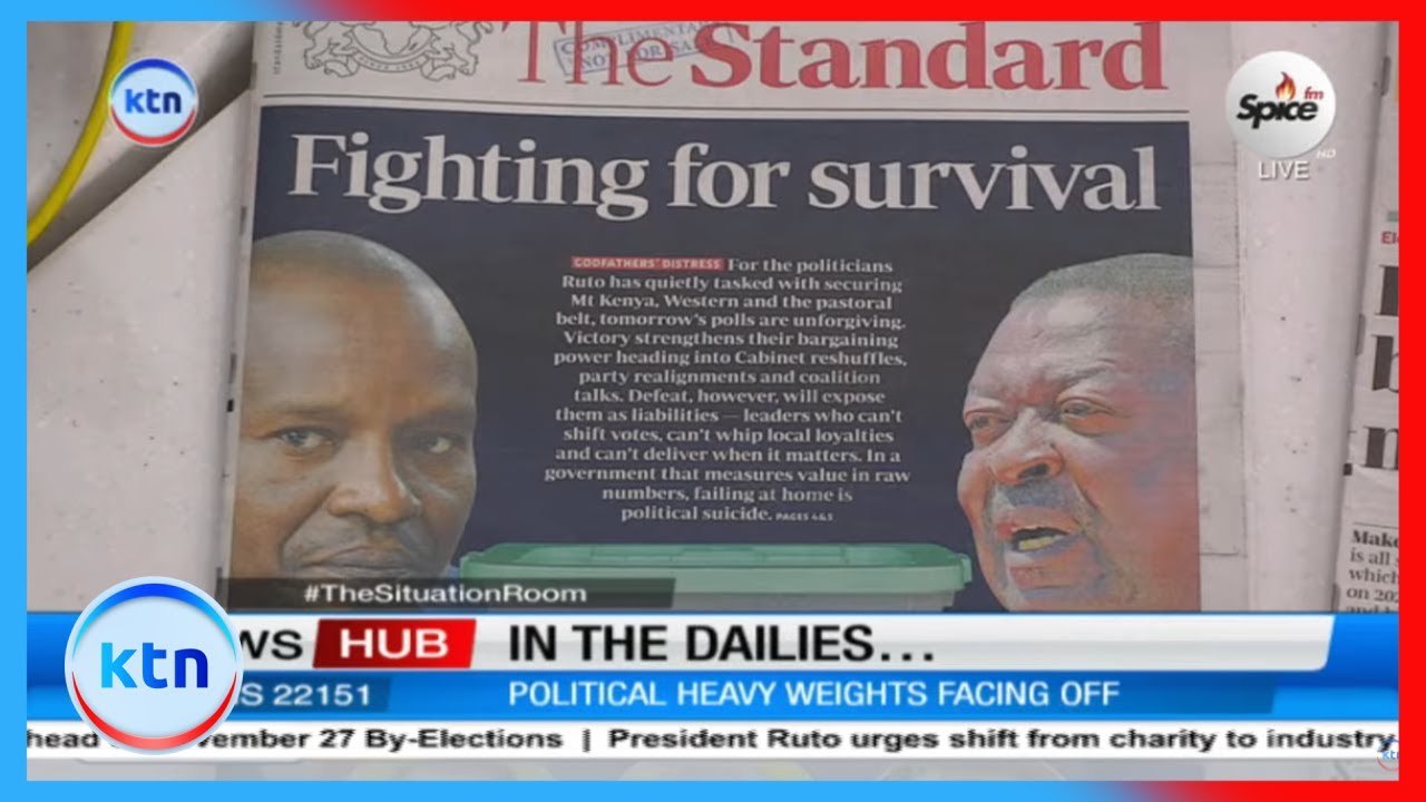In the dailies: Fighting for survival, Thursday by-elections turn to high stakes