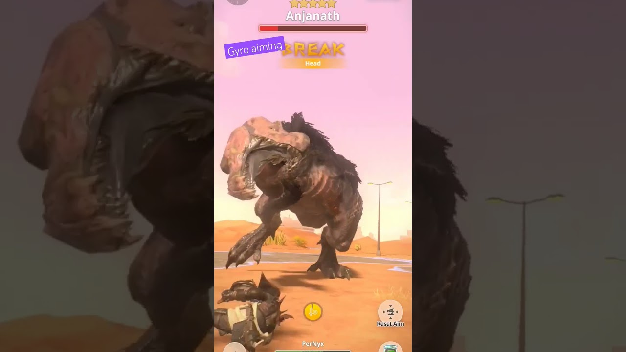 Immersive way to play Monster Hunter Now #mhnow #monsterhunternow #anjanath #swordandshield