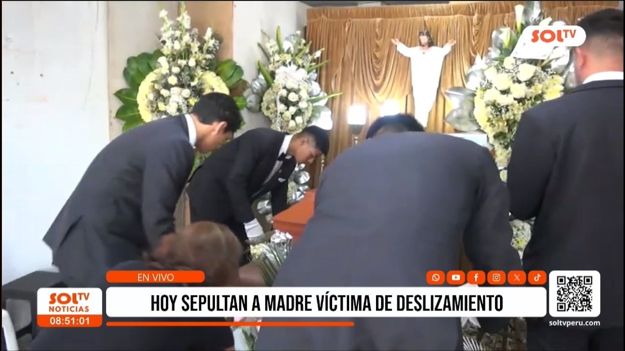 La Libertad: hoy sepultan a madre de familia que falleció tras deslizamiento