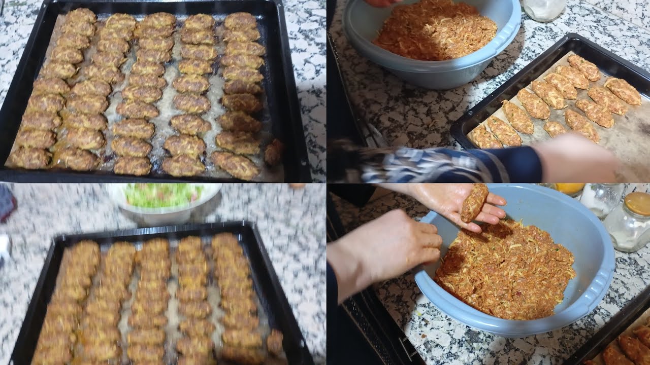 الكفتة على الطريقة التركية 😋 قليل من الكفتة تخرج ليك كمية كثيرة ويشيط الخير😋