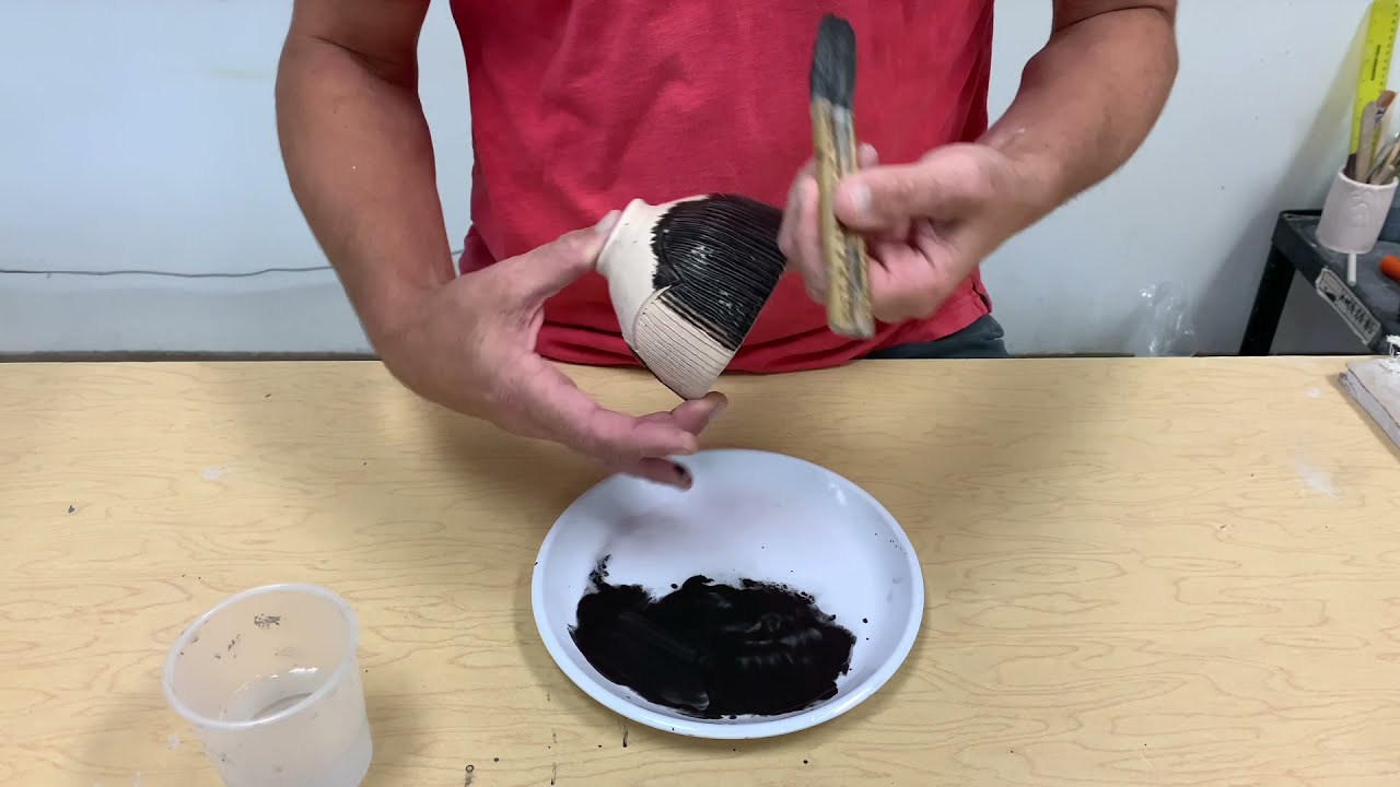 How to Apply an Underglaze Wash