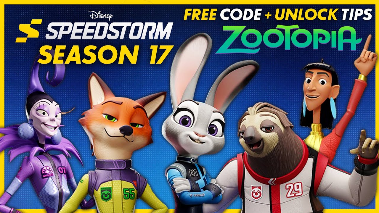 НОВИНКА! Disney Speedstorm, 17 сезон, Зверополис - Императорская роща - БЕСПЛАТНЫЙ код для разбло...