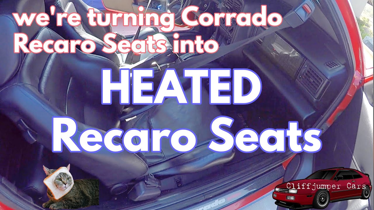 Мы устанавливаем подогревы сидений в сиденья Corrado Recaro