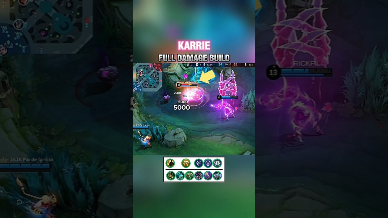 ➡️ KARRIE BEST BUILD AND EMBLEMS | Mobile Legends 