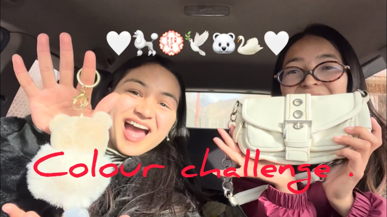 I got a pretty bag in colour gifting challenge.