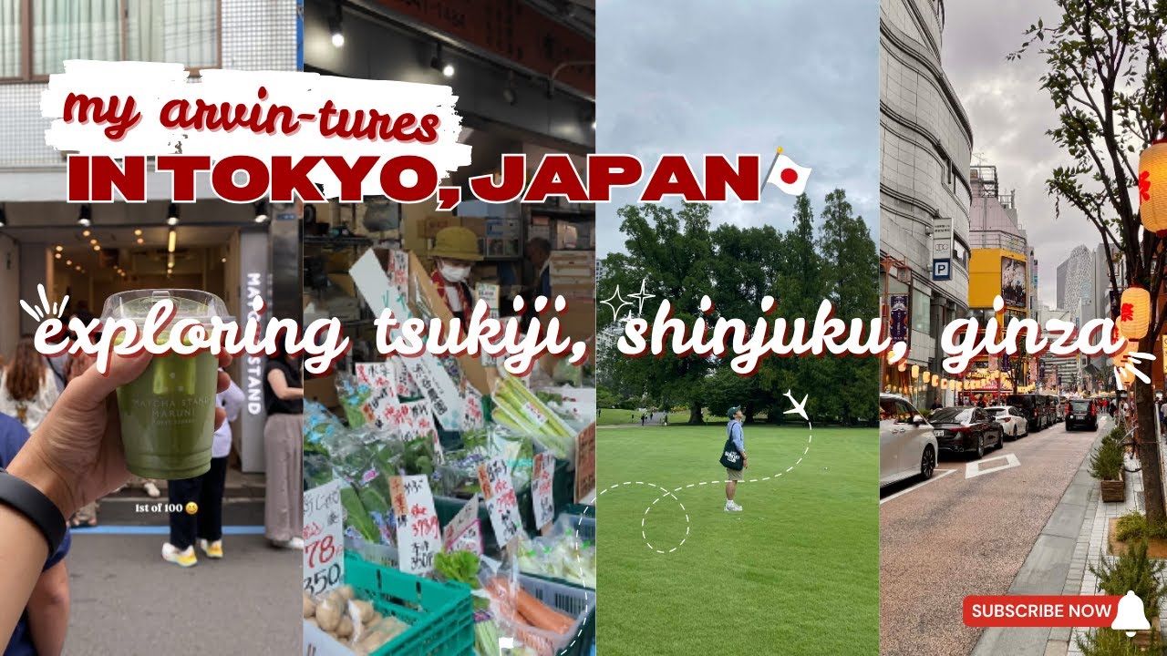 Japan Arvin-tures: Exploring Tsukiji, Shinjuku, & Ginza