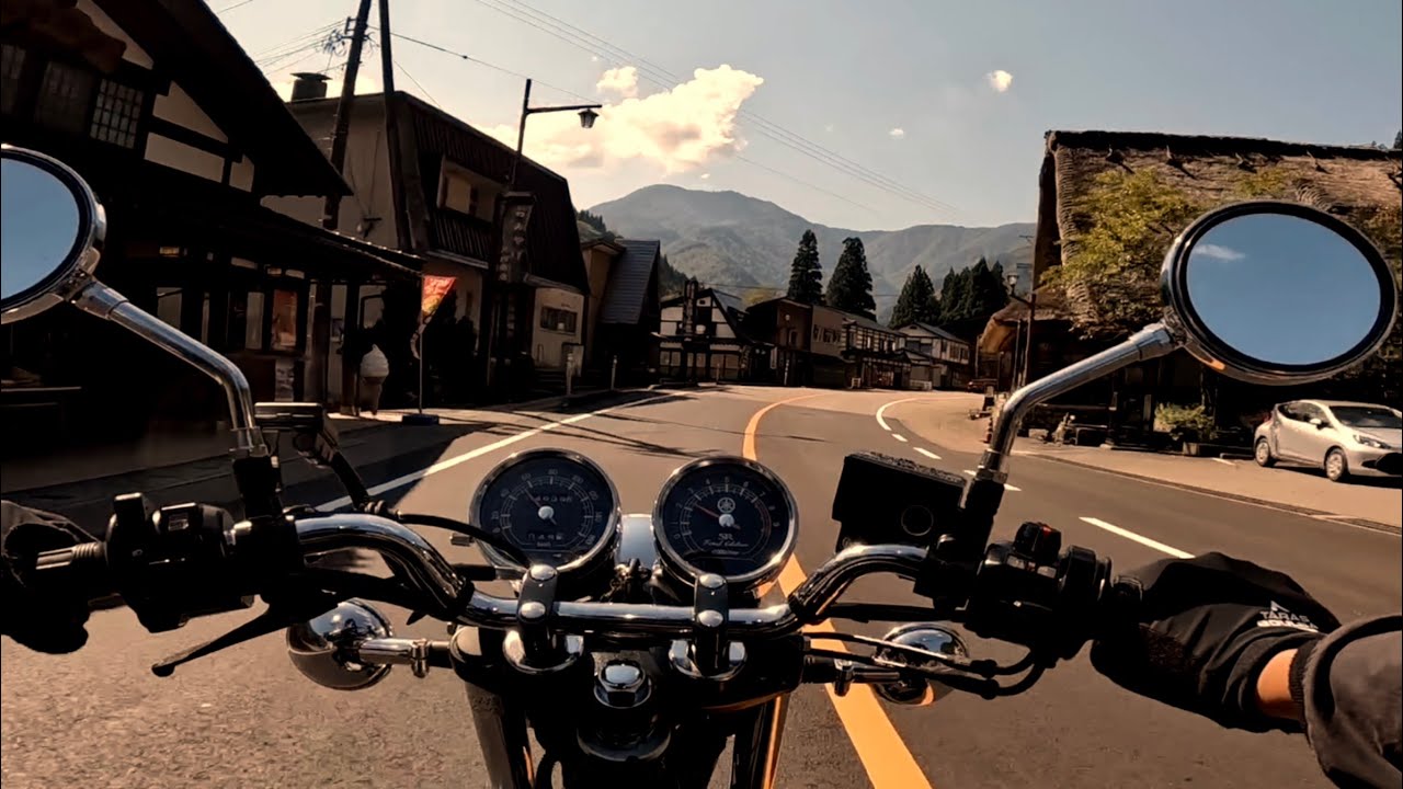 【SR400】simple touring video/single cylinder motorcycle BGM #6