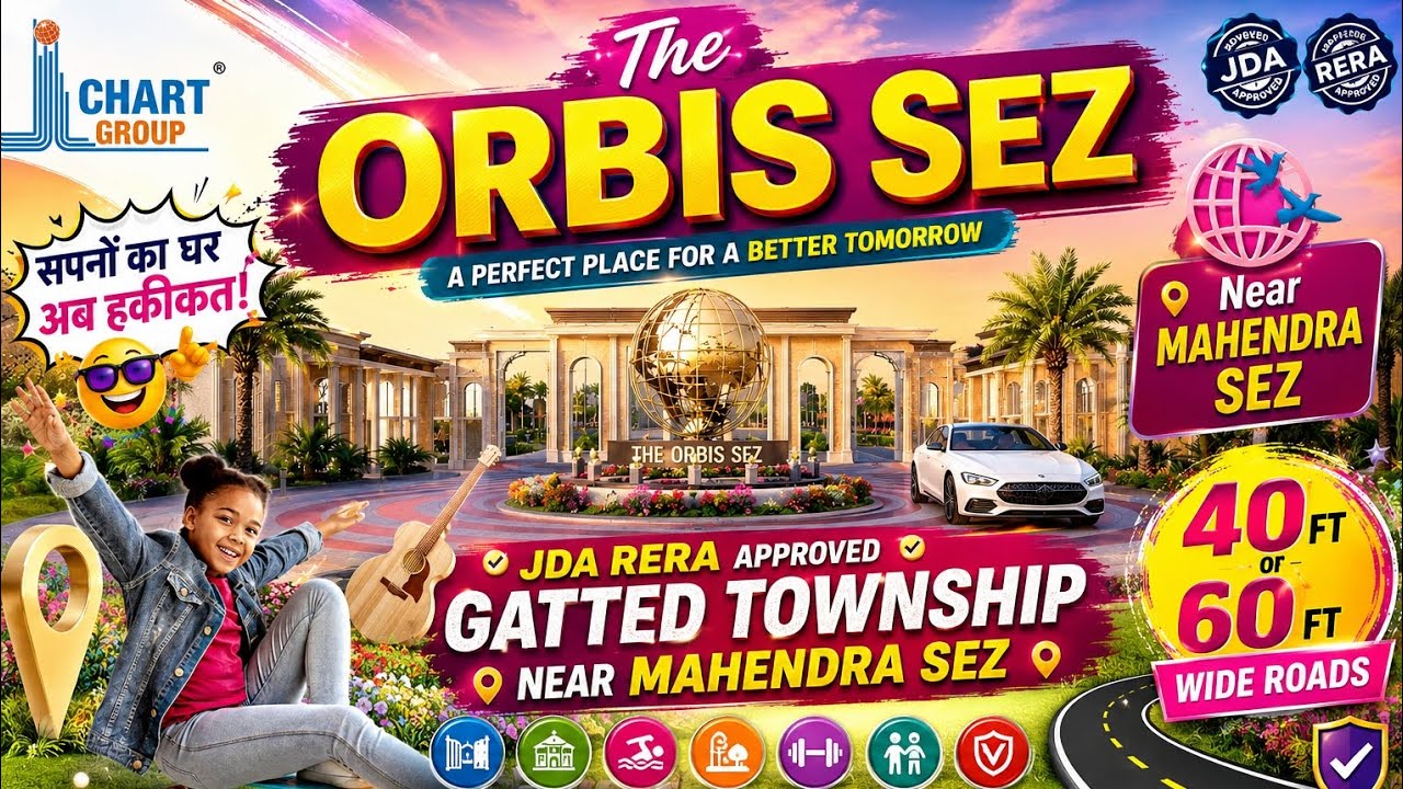 JDA RERA Approved Gatted Township The Orbis SEZ Project Near Mahendra SEZ Jaipur 