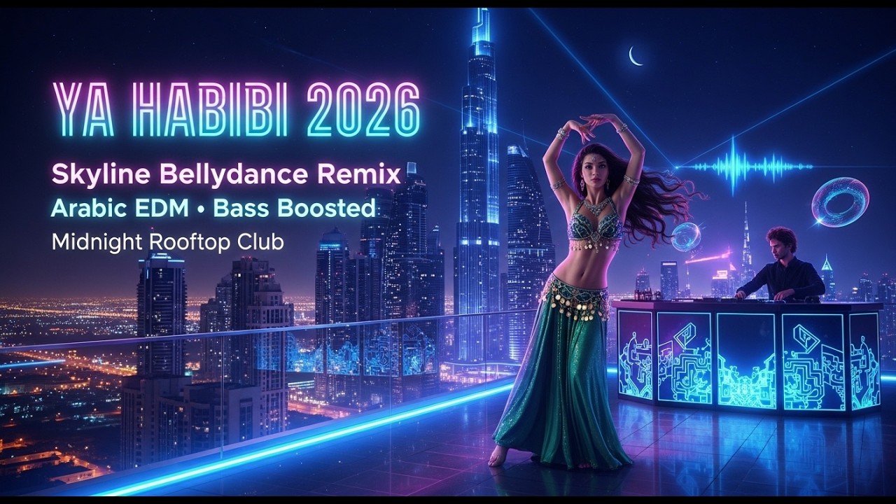 Habibi Ya Habibi - Skyline Bellydance Remix Arabic EDM | Midnight Rooftop Club 2026