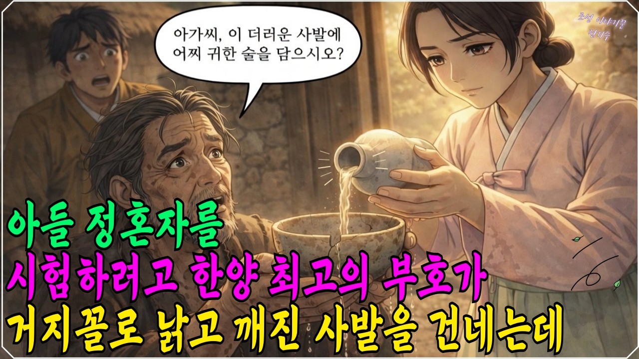 거지꼴로 아들의 정혼자를 찾아간 한양 최고의 거부, 