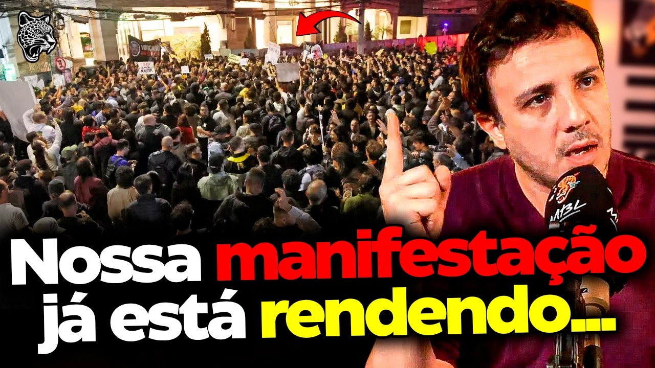 MANIFESTAÇÃO CONTRA o BANCO MASTER FOI um SUCESSO