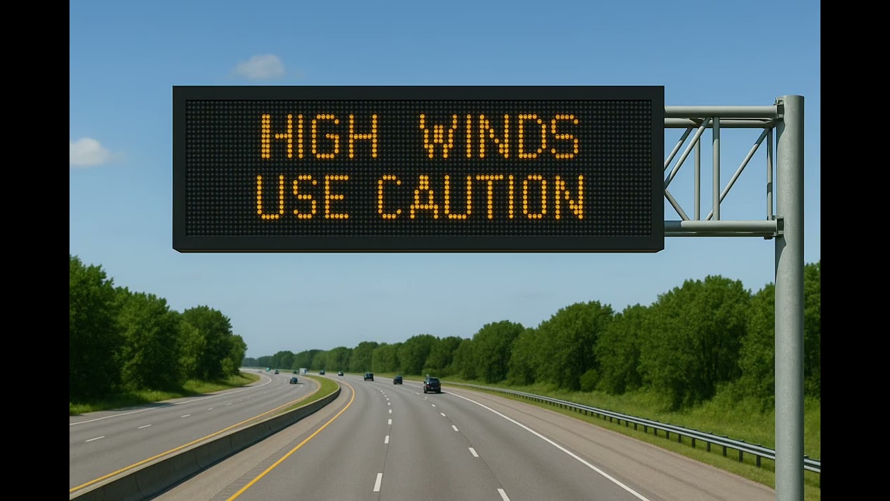 Надписи на электронных табло в США/Electronic Highway Signs in the USA