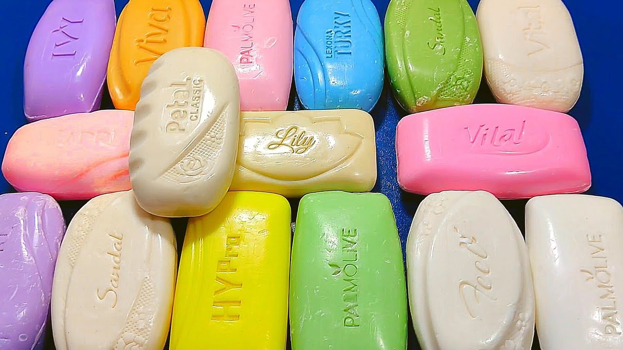 New Colourful ASMRLeisurely Unpacking Soaps Satisfying Video Распаковка мыла