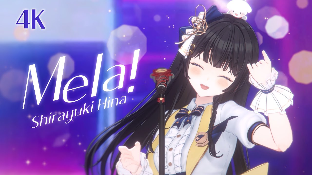 [4K] Mela! - 녹황색사회 (緑黄色社会) | 시라유키 히나 3D Live Cover