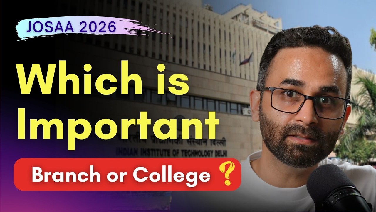 Don't Pick Your Engineering College Until You Watch This (JOSAA 2026)