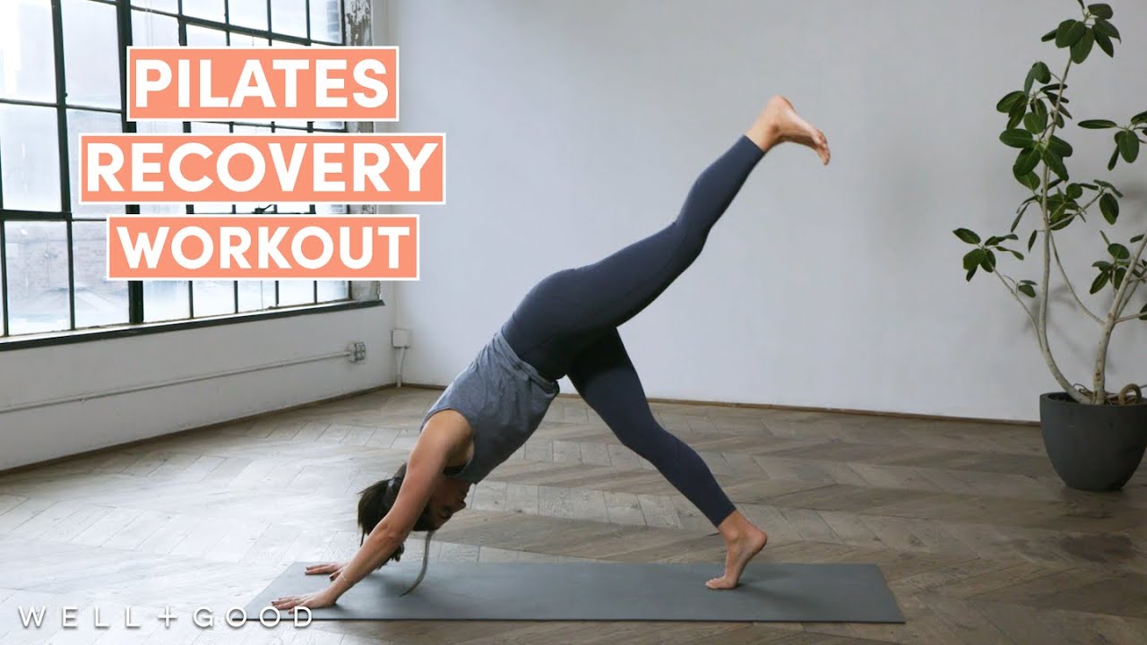 10 Minute Pilates Recovery Workout | Trainer of the Month Club | Well+Good