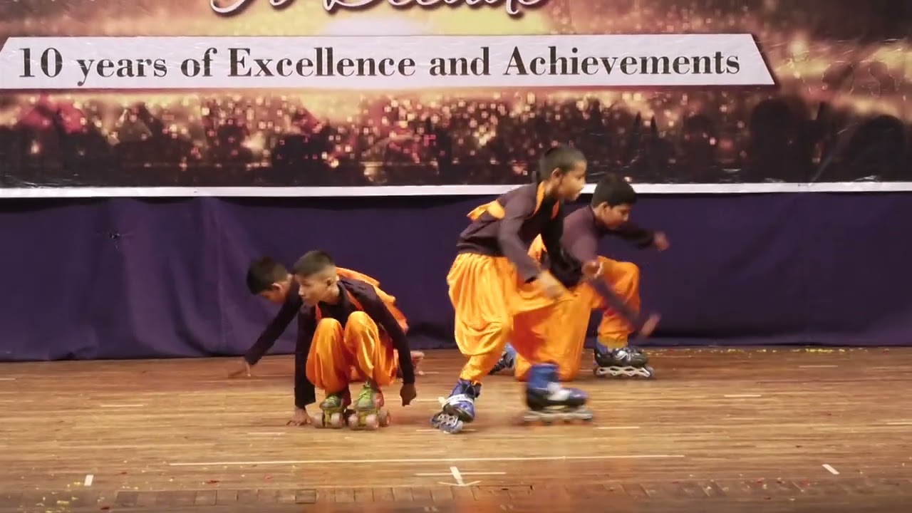 Om Sai English School Skating Performance 23-24