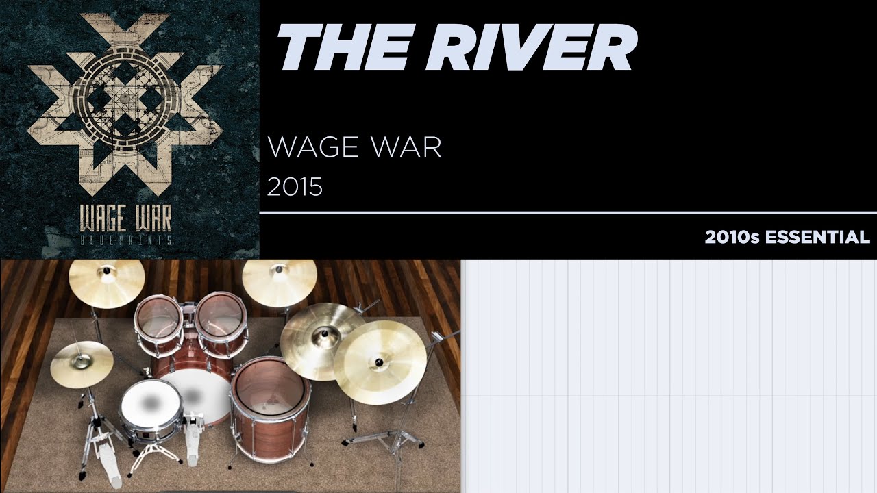 Wage War - The River DRUMS ONLY