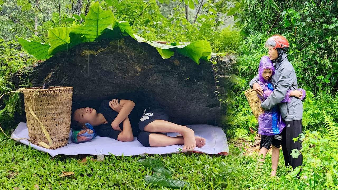 An orphan boy was taken to a new place by a kind man. He built his own new home.