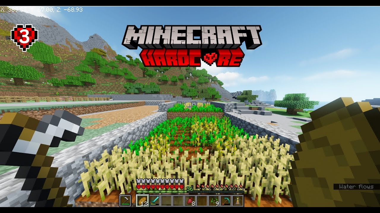 I Build Automatic Wheat Farm in Minecraft Hardcore #3