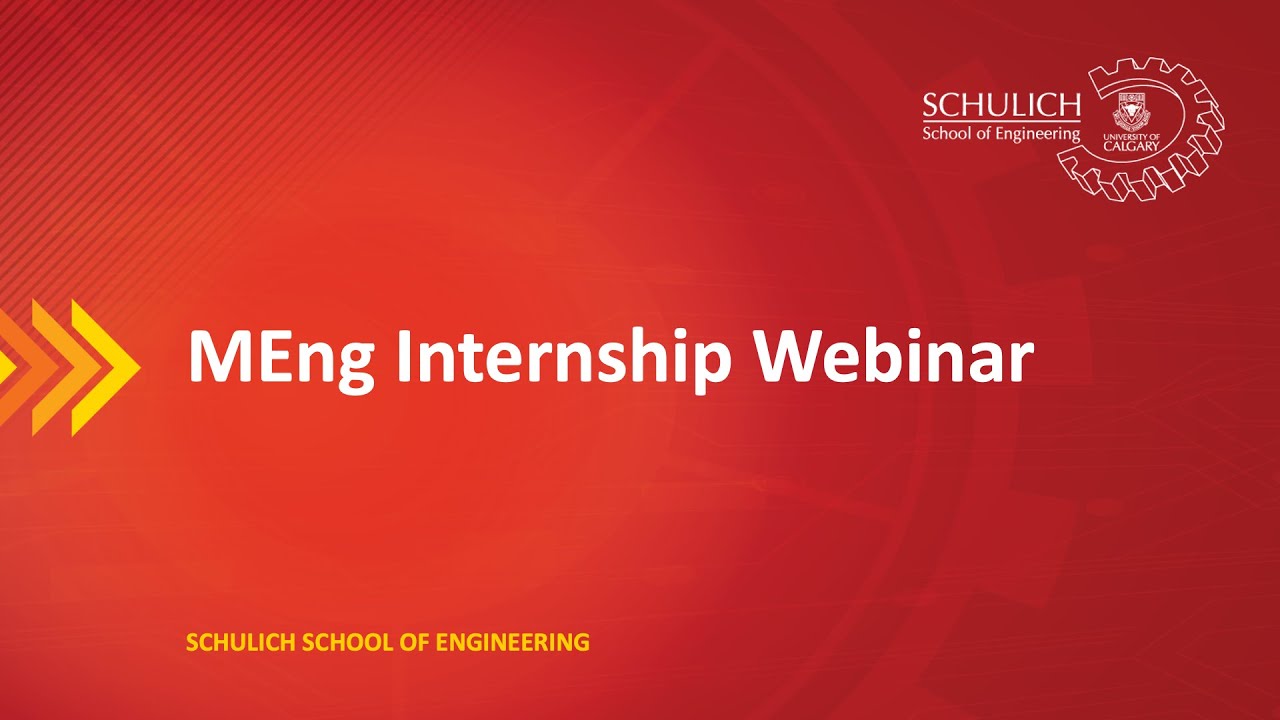 MEng Internship Webinar