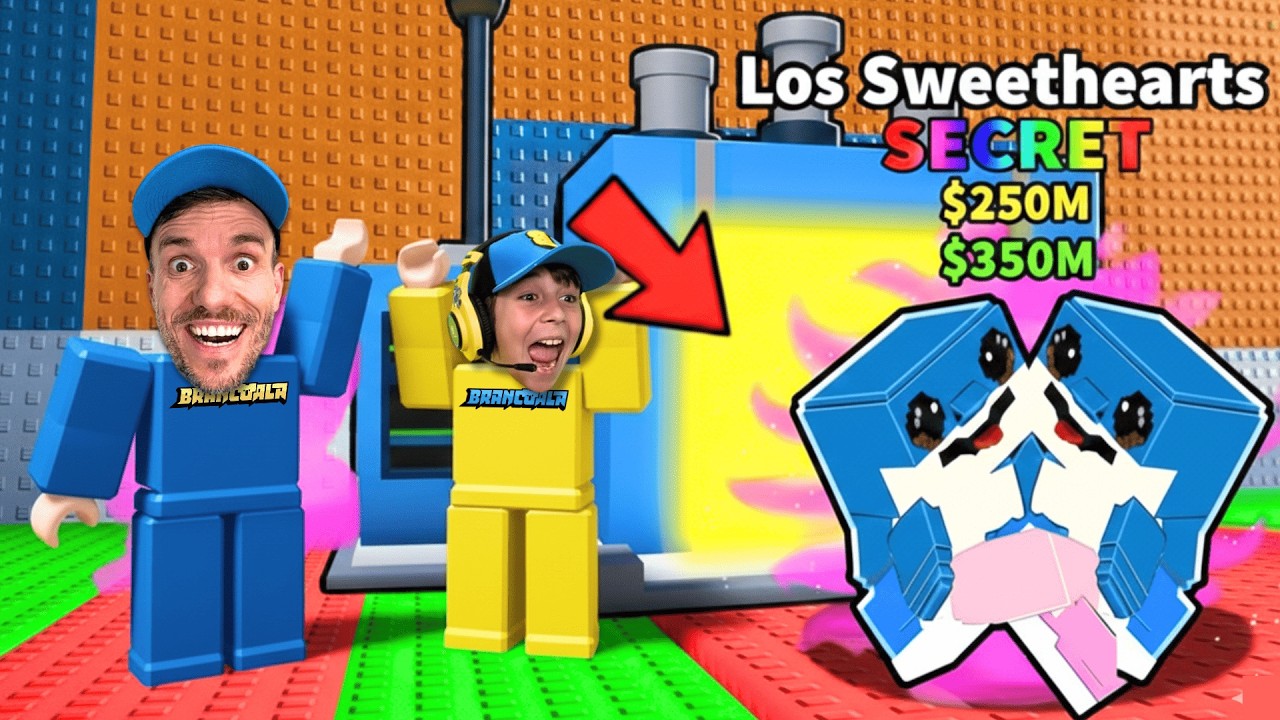 ESPECIAL DIA DOS NAMORADOS no ROUBE UM BRAINROT do ROBLOX! - Brancoala Games