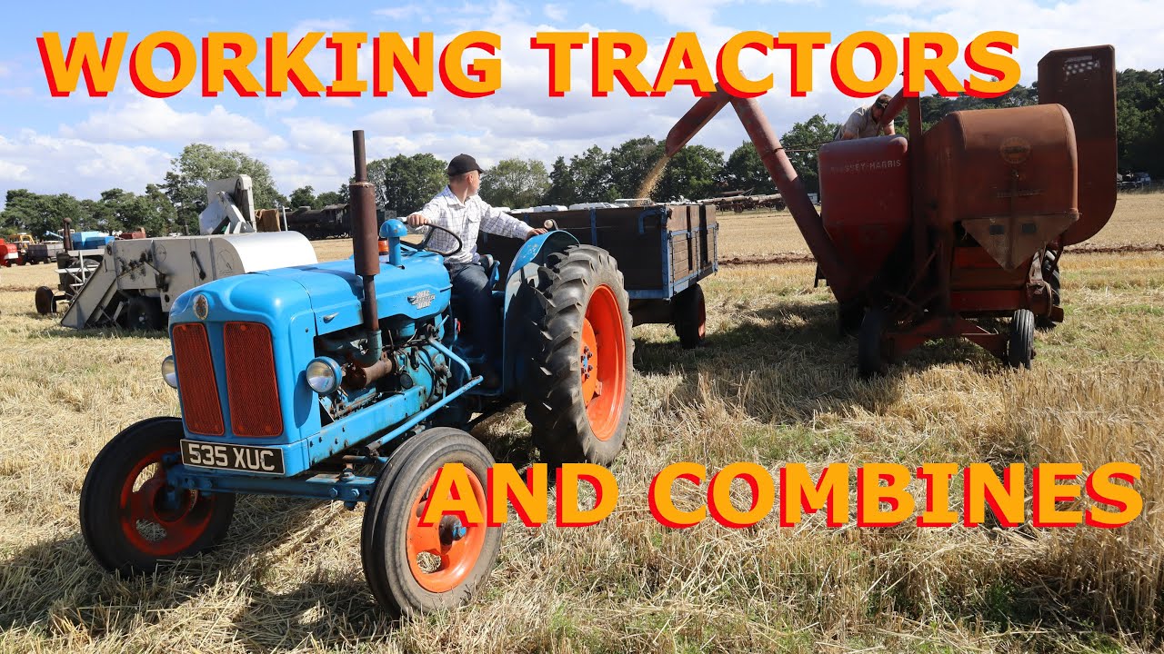 Working Tractors and Combines