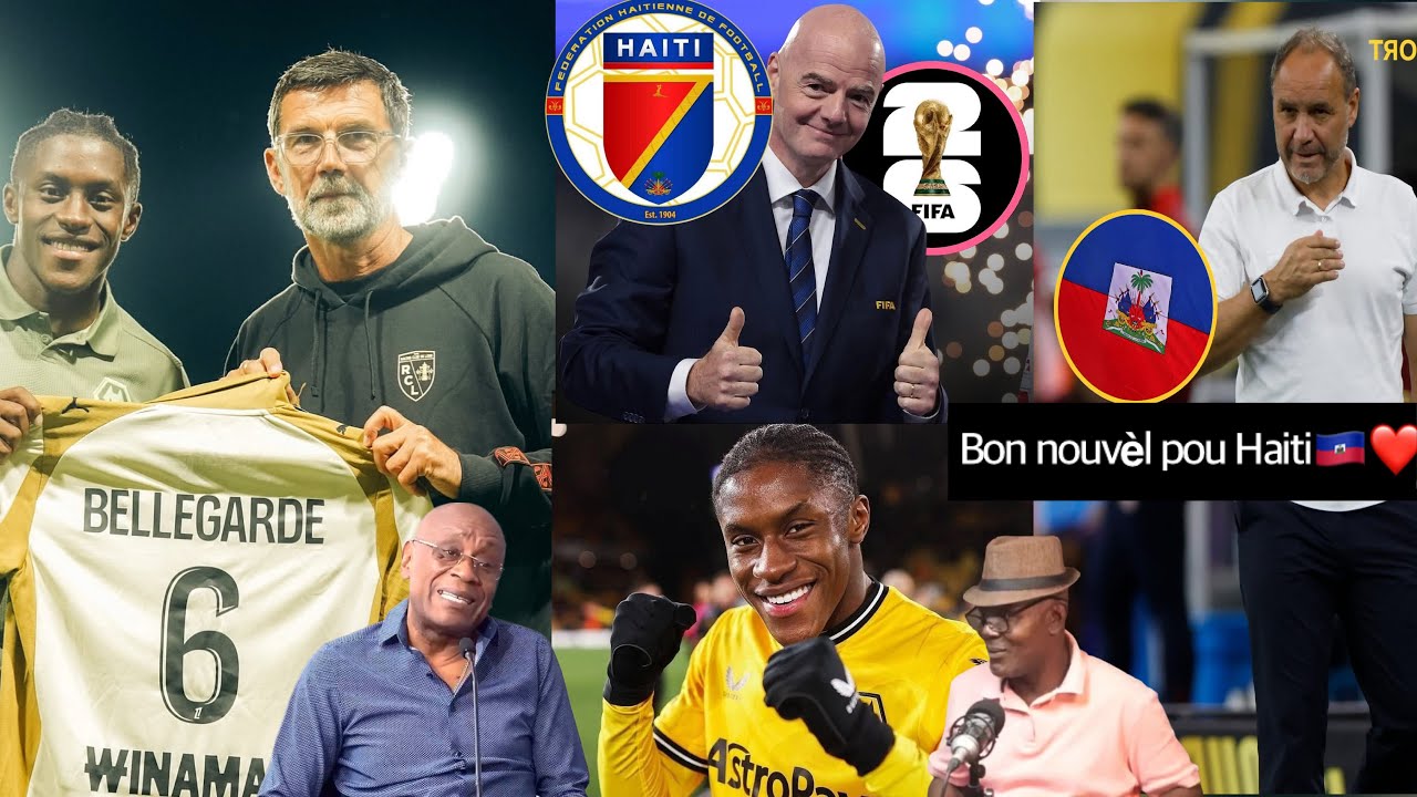 Bon nouvèl pou Haiti🇭🇹❤️Bellegarde pa blese grav, Prezidan Fifa ka nan cho yo pote plent pou li
