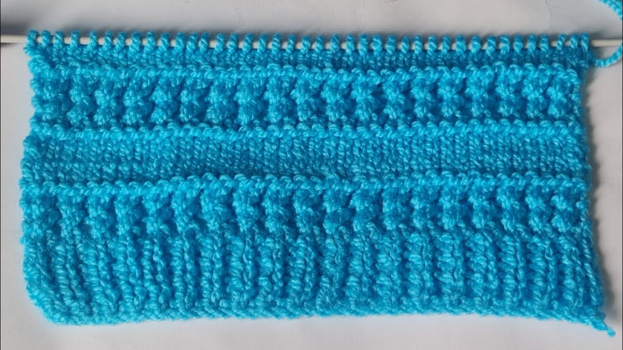 Asan və çox gözəl bir naxış #örgü #knitting 