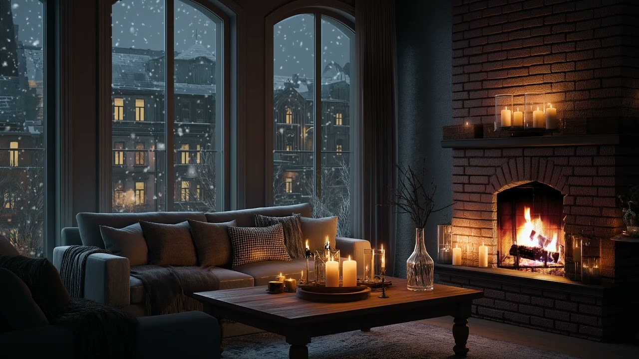 Snow Keeps Falling, the Fire Keeps You Warm 🔥❄️😴