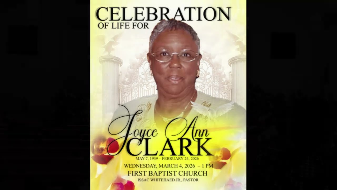 Mother Joyce Celebration of Life, First Baptist Church, Wednesday, March 4, 2026