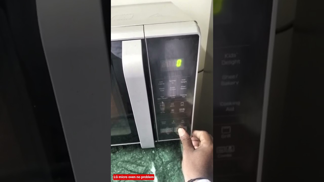 LG micro oven door problem. 