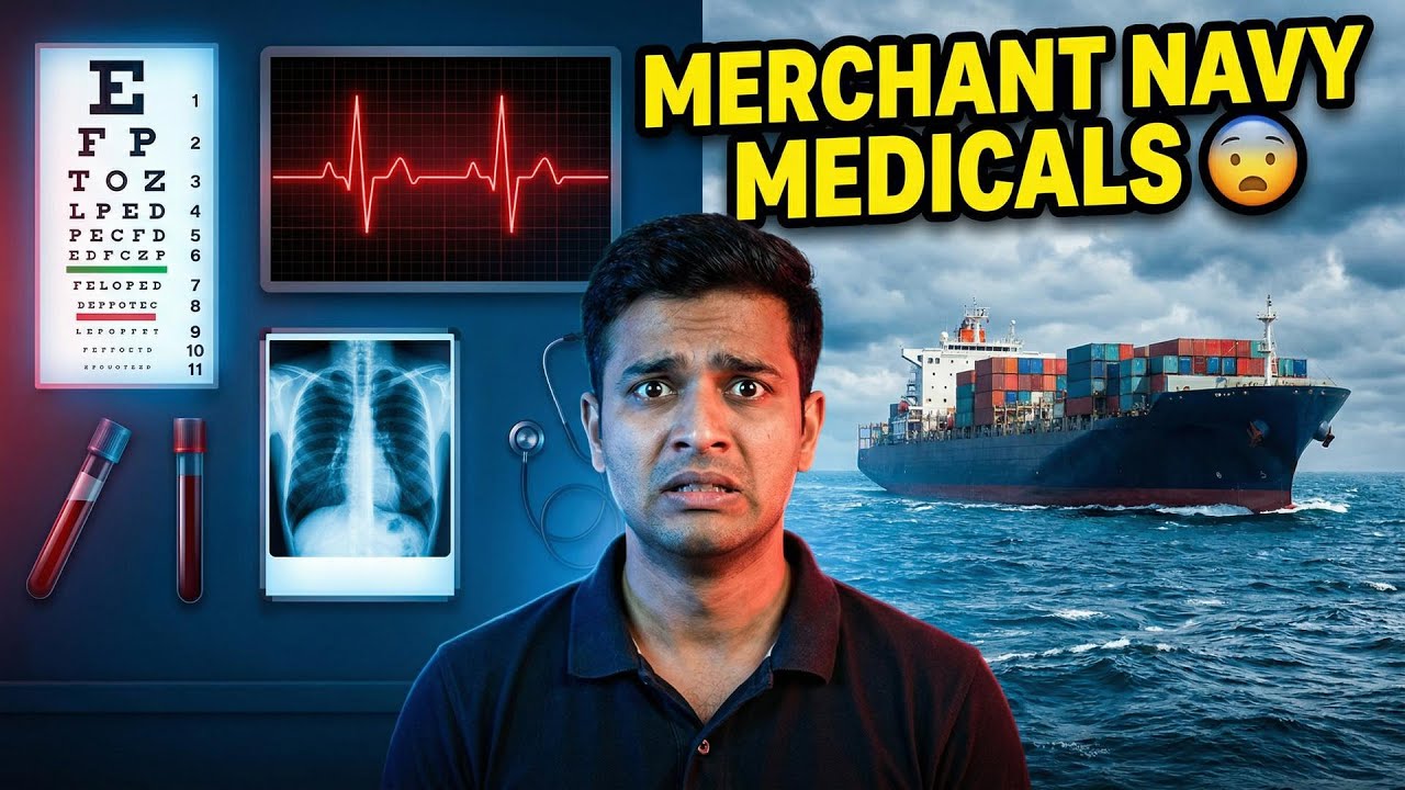Merchant Navy Medical Test 2025 | Complete Tests Explained by Deck Cadet