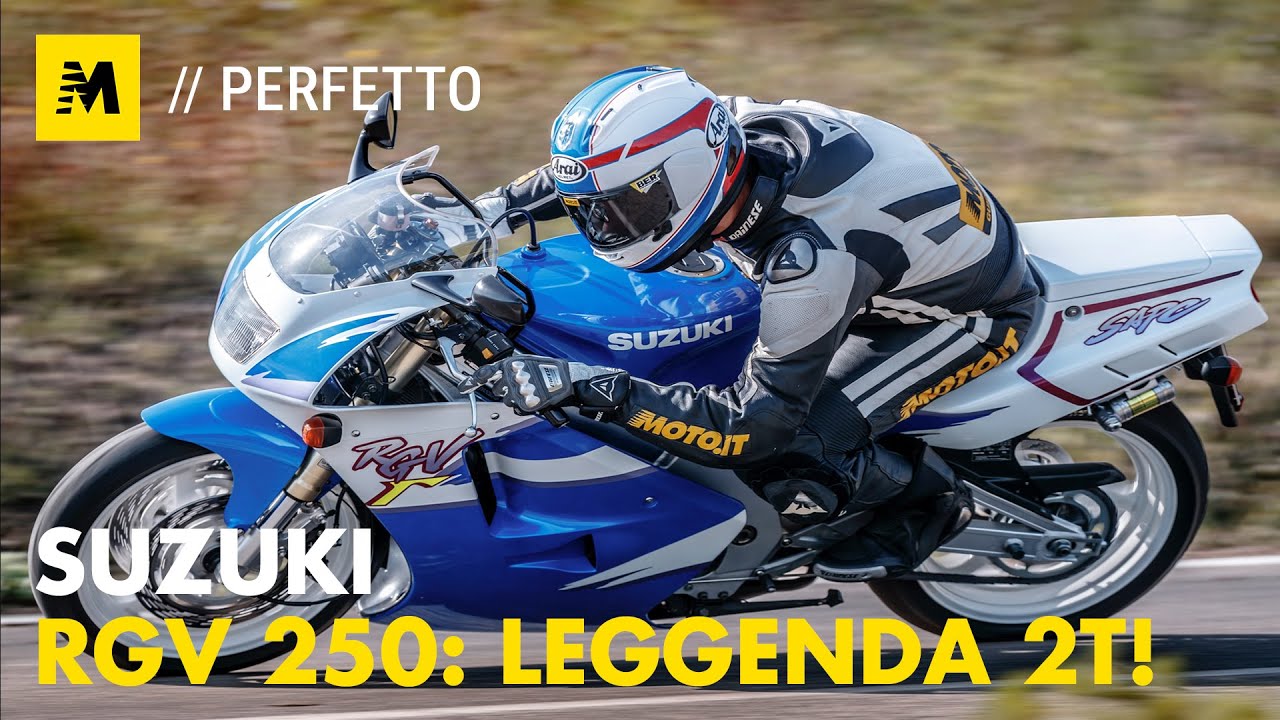 Suzuki RGV 250 TEST Youngtimer: una moto 2 tempi da corsa con la targa [English sub.]