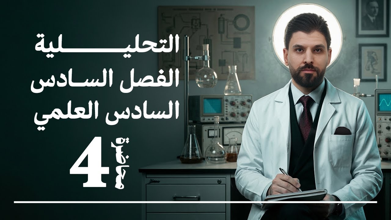 الكيمياء | الفصل السادس - المحاضرة الرابعة | الكيمياء التحليلية | السادس العلمي | نور الدين الدليمي