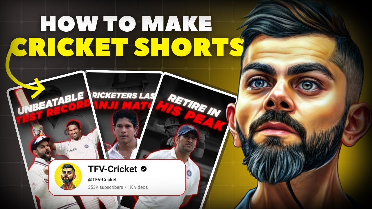 How to Make Cricket Fact Videos Like TFV-Cricket